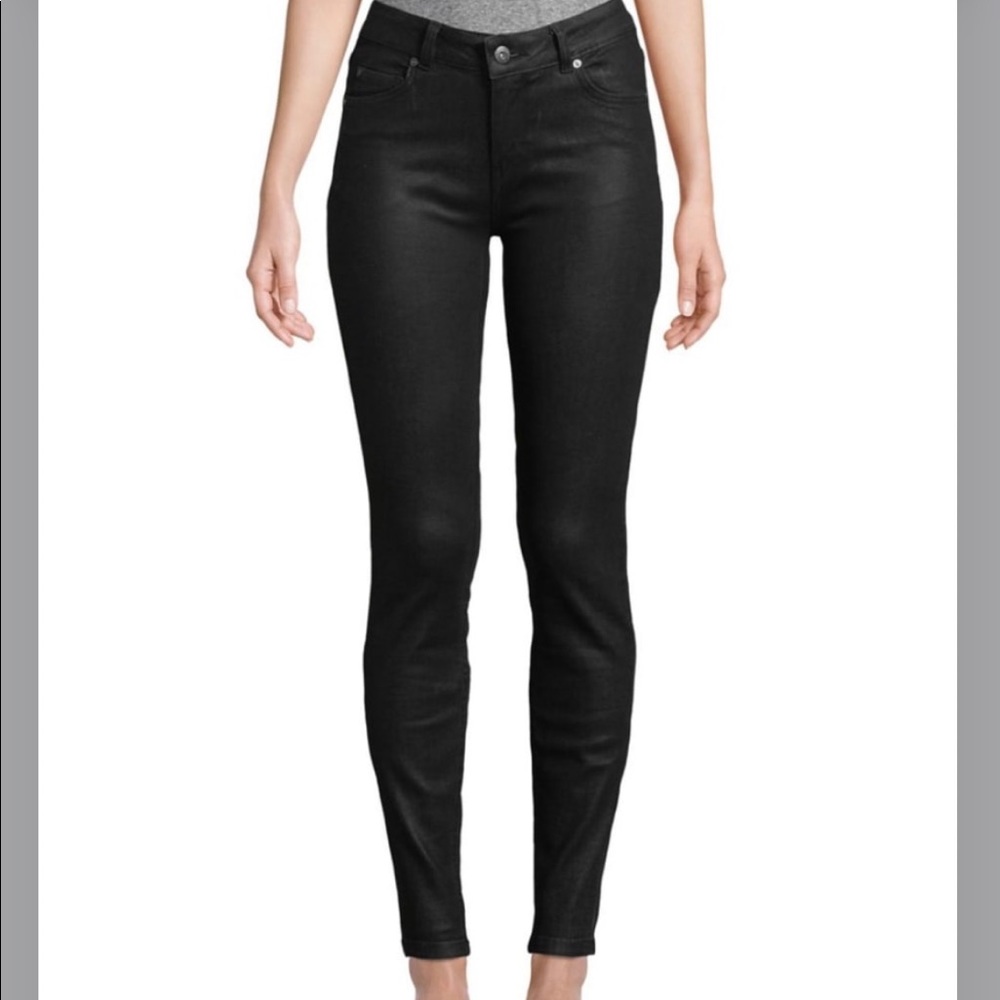 Rich & Skinny Waxed Skinny Jeans